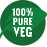 100% pure veg