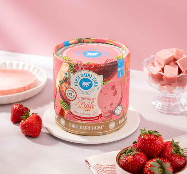 Strawberry Kulfi