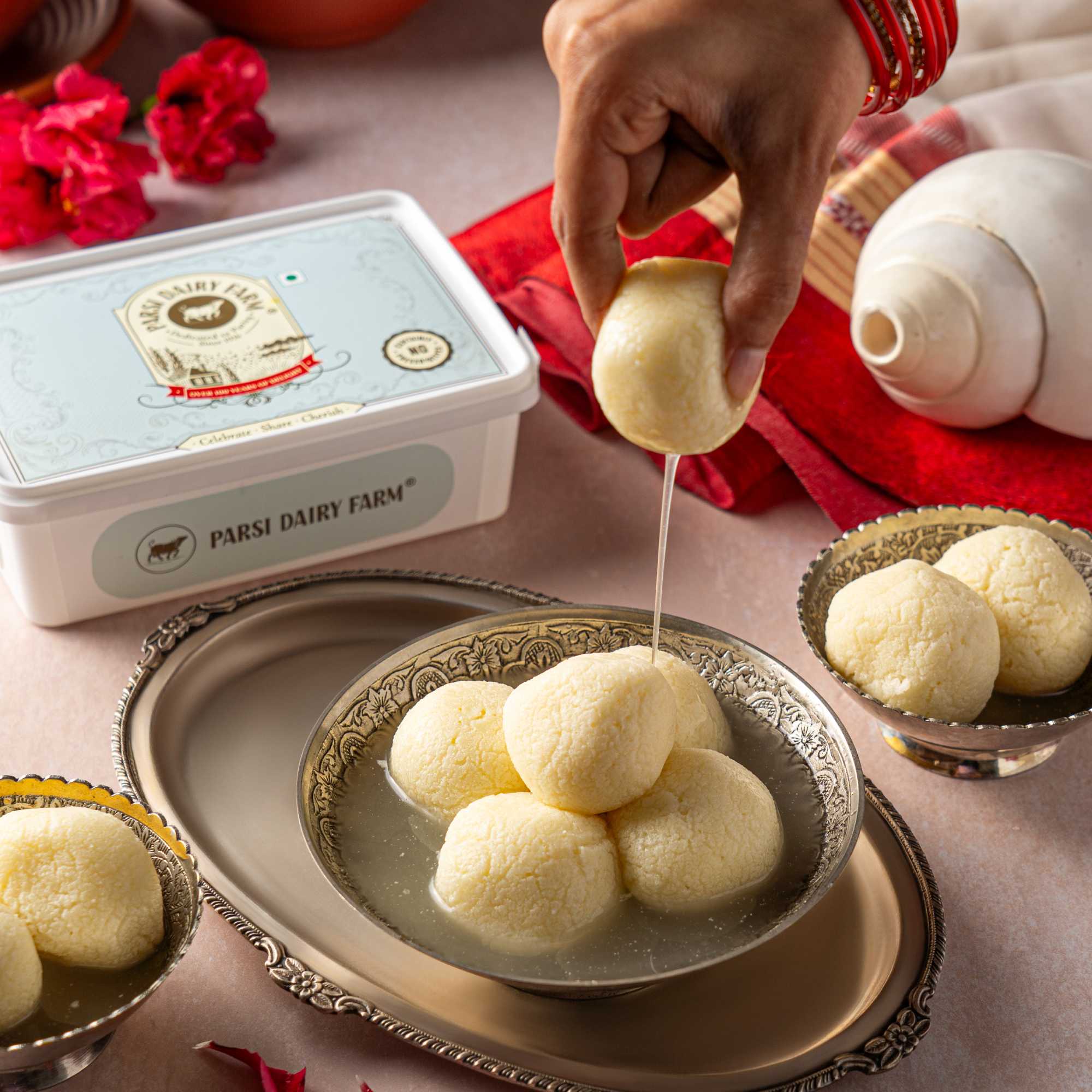 Brawon Rasgulla Buy Rasgulla for Soft & Juicy Treat | Parsi Dairy Farm