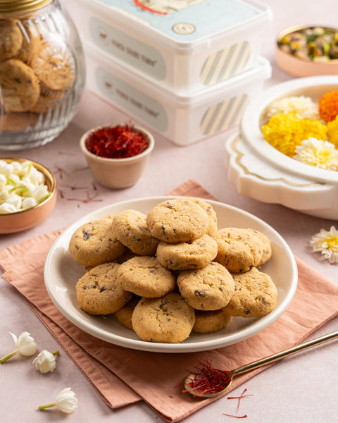 Kesar Pistachio cookies