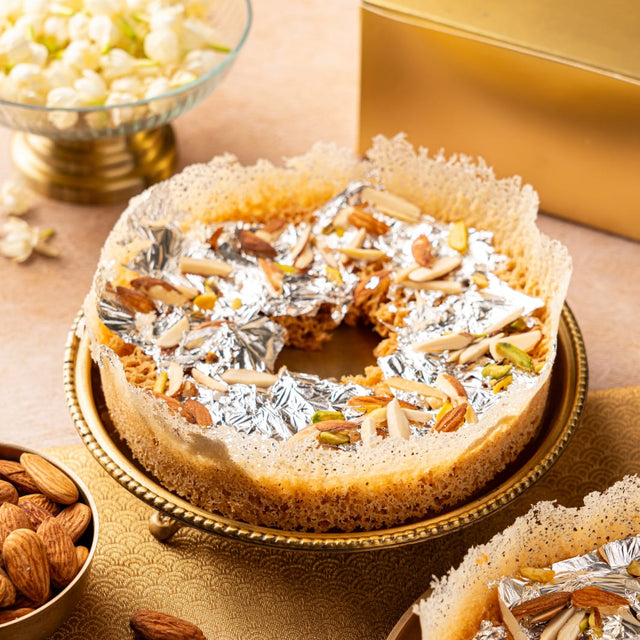 Buy Ghevar Mithai Online | Authentic Rajasthani Ghewar – Parsi Dairy Farm