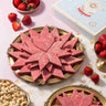 White Chocolate Strawberry Kaju Katli